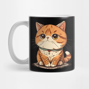 Fat Cat But Proud - Be Happy Everyday - Cat Lover Mug